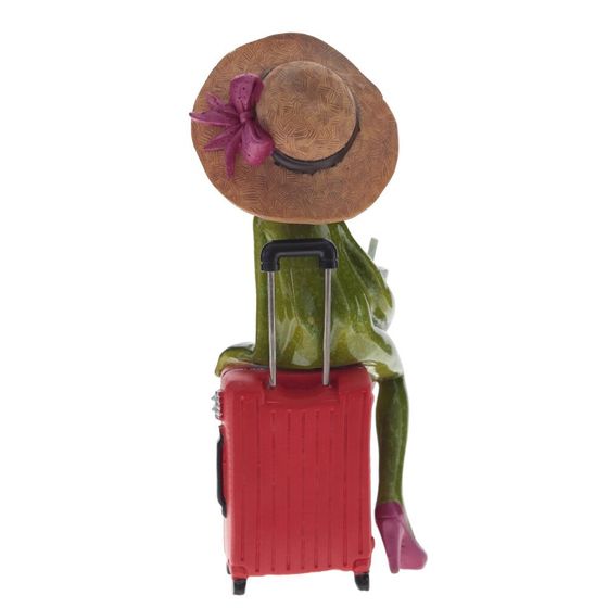 Фигурка декоративная &quot;Лягушка&quot;, Д6,5 Ш5,5 В17 см