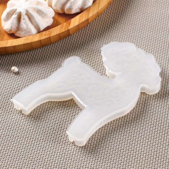 !09 Силиконовый молд «Олень», 11×7,5 см, цвет прозрачный