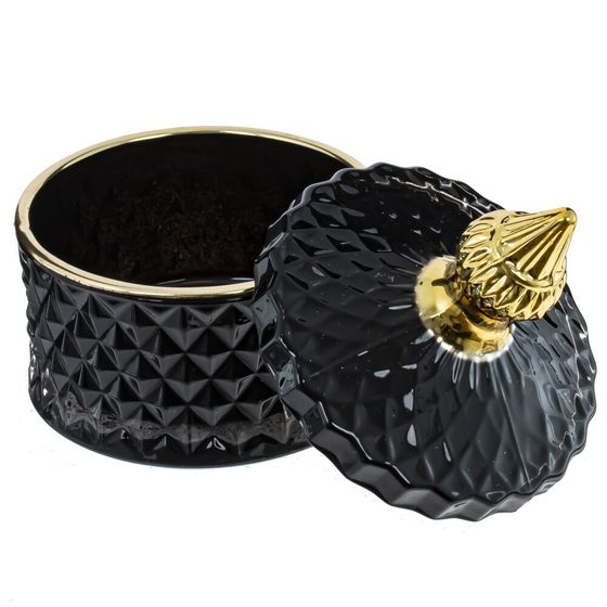 Шкатулка, Д8,5 Ш8,5 В10,5 см, 1 штука, дизайн микс