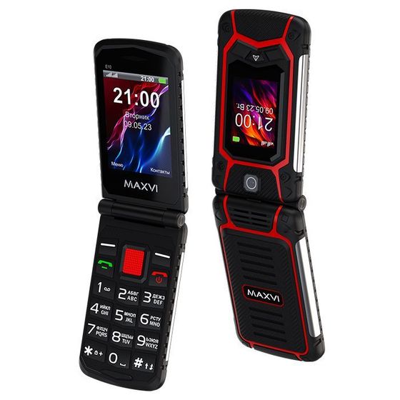 Мобильный телефон Maxvi E10 red