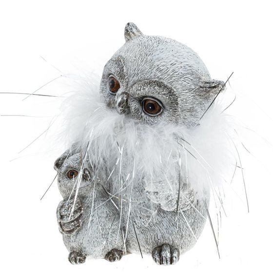 Фигурка декоративная &quot;Сова&quot;, L8 W6,5 H10,5 см, 2в.