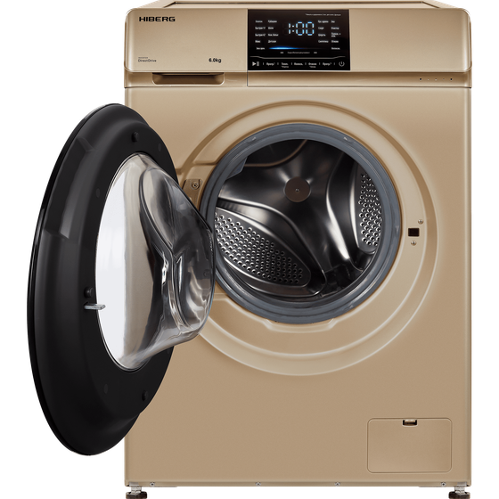 Стиральная машина Hiberg i-DDQ6-612 G, 6кг, 1200об/мин