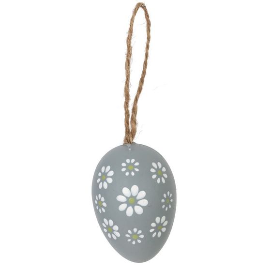 Набор из 3-х изделий декоративных подвесных &quot;Яйцо&quot; (4*6), L13 W7 H4 см