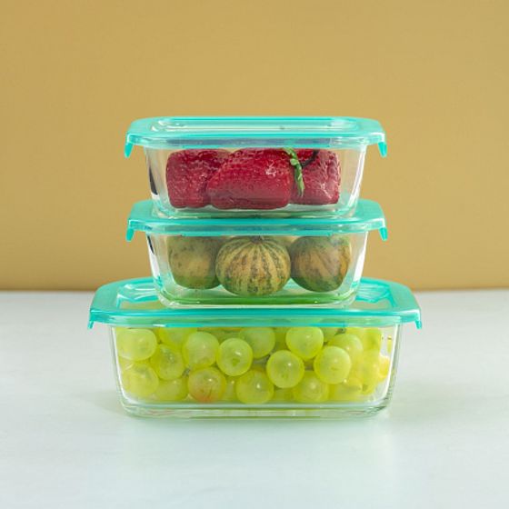 Набор контейнеров KEEP&#39;N&#39;BOX 3 предмета (380млх2, 820мл)  термосумка (тюркуаз)