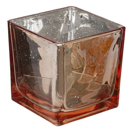 Подсвечник, L10 W10 H10 см, цвет микс