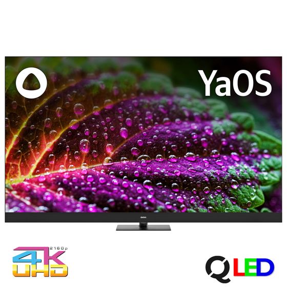 Телевизор QLED 65&quot; BBK 65LED-8259/UTS2C черный 4K SmartTV