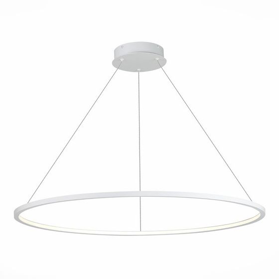 Светильник подвесной St Luce. ST603.543.46. 1х46 Вт, LED, 4000K, 2990 Lm, 80х80 см, цвет белый