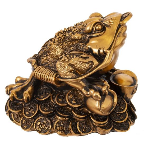 Фигурка декоративная &quot;Лягушка денежная&quot;, L10 W12,5 H10,5 см