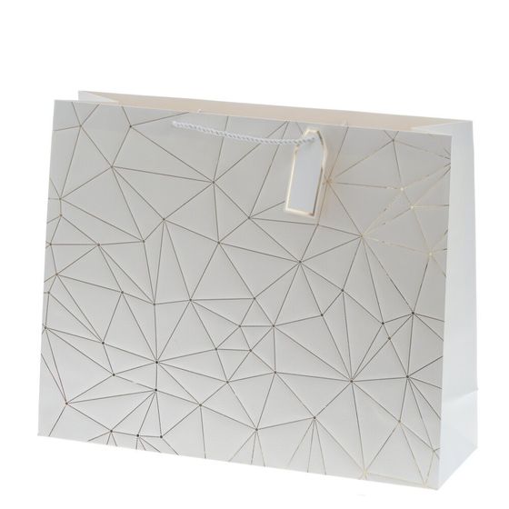 Пакет подарочный (бумага 210г/м2, блок 12шт), L50 W15 H40 см, 7в.