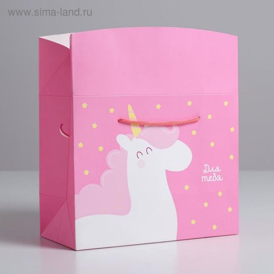 !Пакет–коробка 2 штуки «Для тебя» 23 × 18 × 11 см