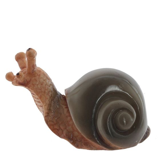 Фигурка декоративная &quot;Улитка&quot; (блок микс 3шт), Д6 Ш3 В4 см, 3в.
