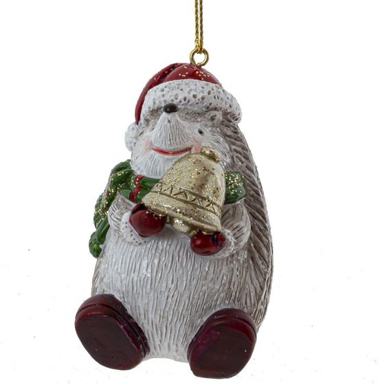 Фигурка декоративная подвесная &quot;Ежик&quot;, L4 W5 H8 см, 4в.