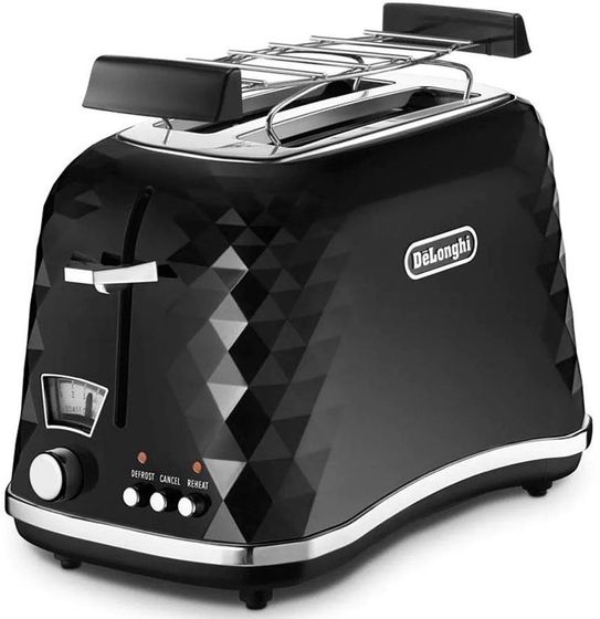 Тостер DeLonghi CTJ2103.BK 900Вт черный