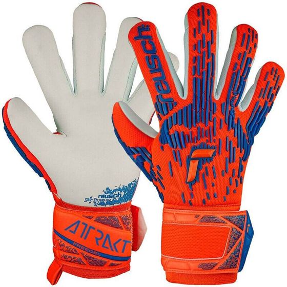 Reusch Attrakt Freegel Silver Jr goalkeeper gloves 5472235 2210