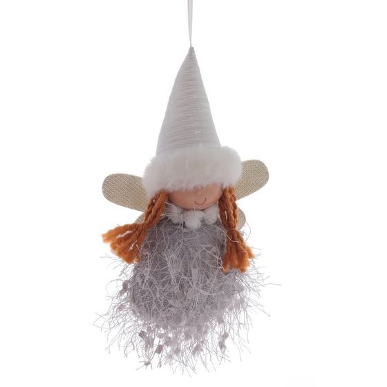 Игрушка набивная подвесная &quot;Фея&quot;, L10 W4 H15 см, 2в.