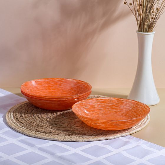 Тарелка суповая БРАШМАНИЯ ОРАНЖ 20см