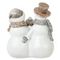 Фигурка декоративная "Снеговики", L14,5 W9,5 H16,5 см