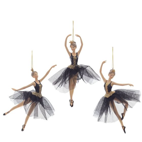 Изделие декоративное подвесное "Балерина", L10 W2 H21,5 см, 3в.
