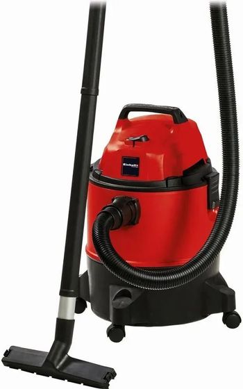Строительный пылесос Einhell TC-VC 1825 1250Вт уборка: сухая/влажная красный