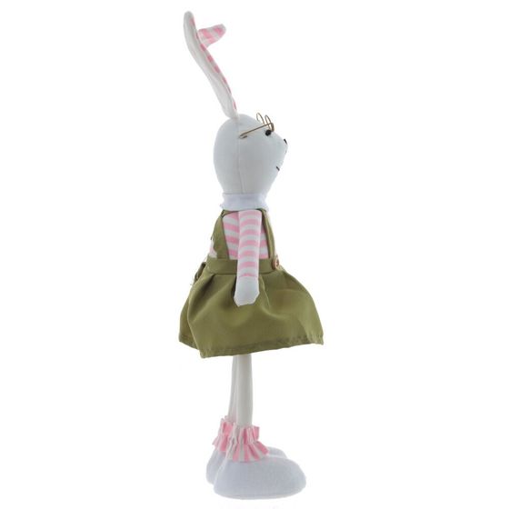 Игрушка набивная &quot;Заяц/Зайка&quot;, L12 W7,5 H42/33 см, 2в.