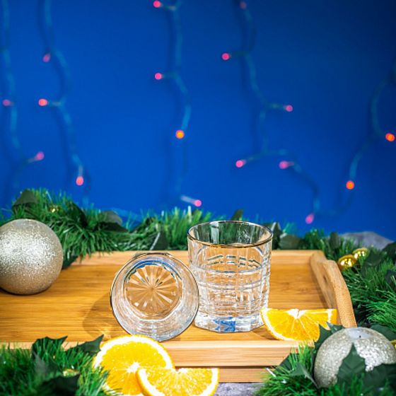 Стакан низкий ДАЛЛАС ГОЛД 2шт 300мл