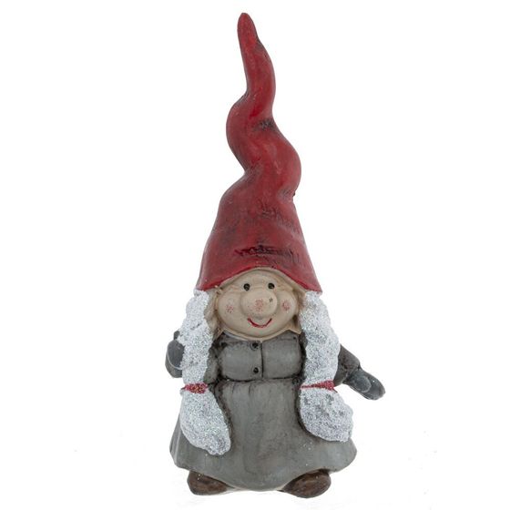 Фигурка декоративная &quot;Гном&quot;,L6 W5 H14 см, 2в.