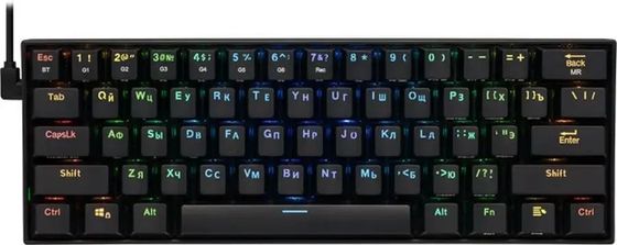 Клавиатура Redragon Draconic игровая беспров. черный BT (77696)