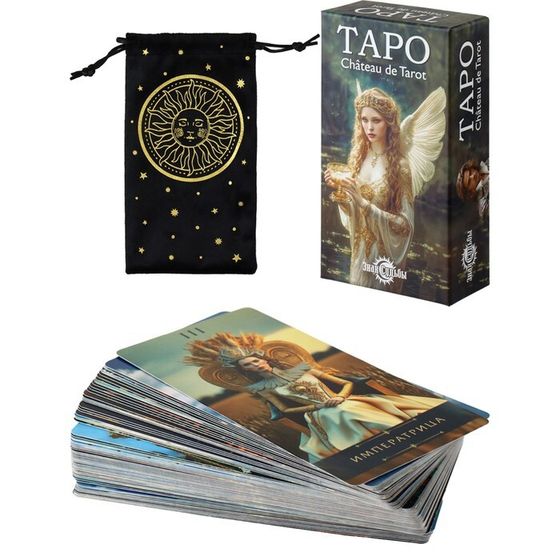 Карты таро &quot;Фэшн. Château de Tarot&quot;, карты гадальные, 78 л, карта 6.3 х 12 см, в мешочке