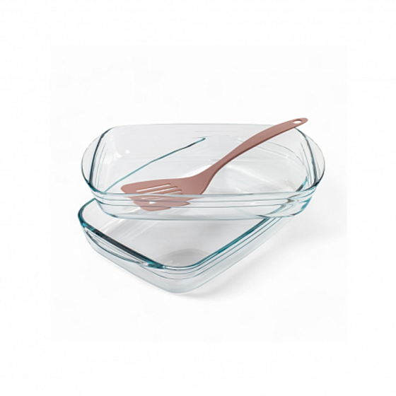 Набор посуды для запекания и выпечки 3пр с лопаткой VELVET