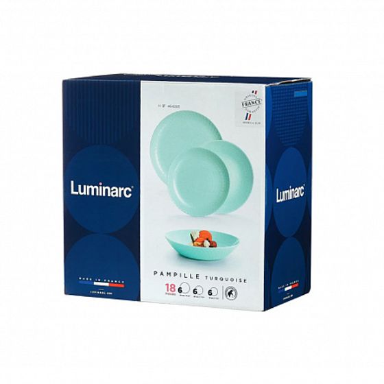 Набор столовый PAMPILLE TURQUOISE 18 предметов