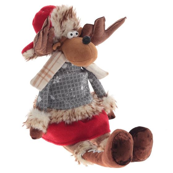 Игрушка набивная &quot;Олень&quot;, L37 W20 H58/32 см, 2в.