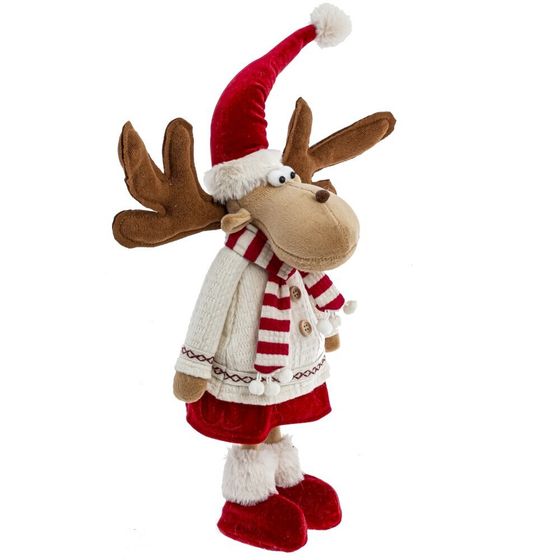 Игрушка набивная &quot;Олень&quot;, L28 W14 H47/34 см, 2в.