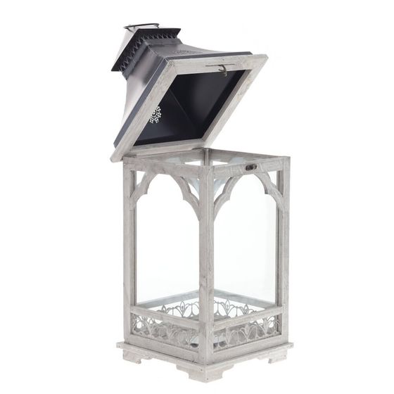 Подсвечник &quot;Фонарь&quot;, L25 W25 H65 см