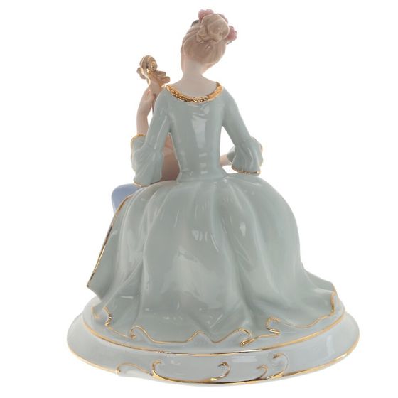 Фигурка декоративная "Девушка с виолончелью", L20 W19 H24 см