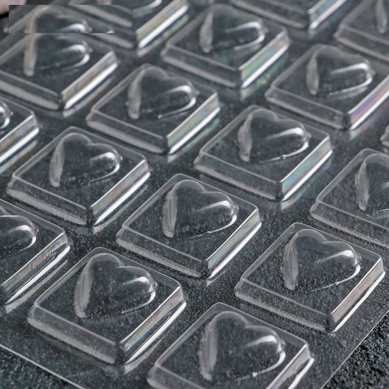 !09 Комплект из 2-х штук - Форма для шоколада и конфет «Любовь», 27×18 см, 24 ячейки