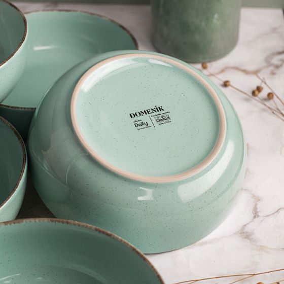 Тарелка суповая DAILY бирюзовый 18см