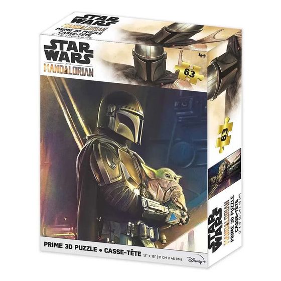 PRIME 3D The Mandalorian Din Djarin And Grogu Puzzle 200 pieces