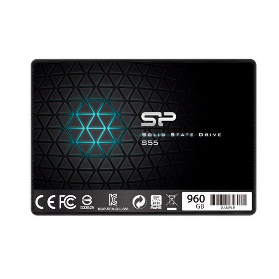 Накопитель SSD 960Gb Silicon Power SATA-III SP960GBSS3S55S25 Slim S55 2.5&quot;