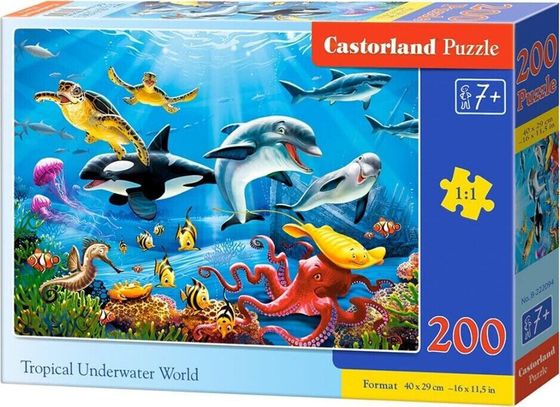 Castorland Puzzle 200 Tropical Underwater World CASTOR