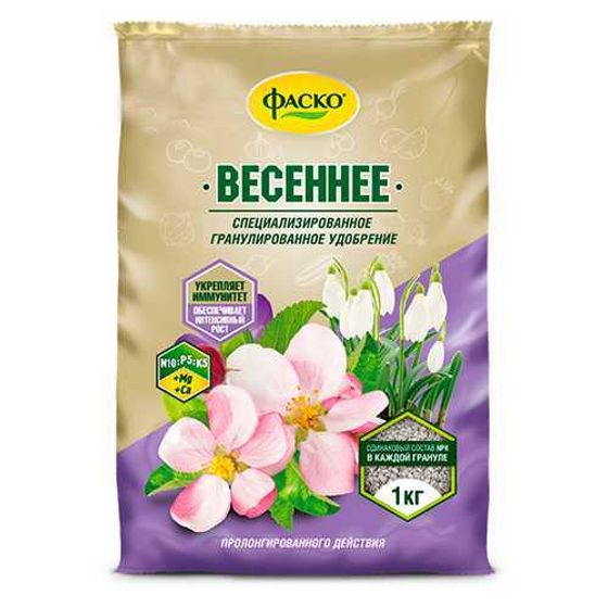 Удобрение сухое Фаско 5М минеральное Весеннее гранулированное 1 кг