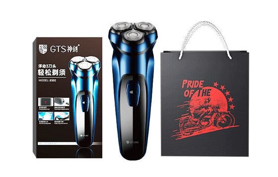 GTS GTS-8302 Swivel Type Electric Shaver Full-Body Washable 3D Floating Triple Blade Men&#39;s Charging Portable Shaver