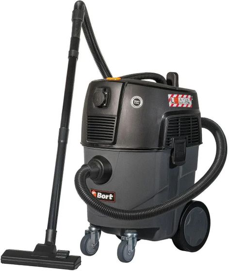 Строительный пылесос Bort BAX-1530M-Smart Clean 1600Вт уборка: сухая/влажная/выдув черный (93410020)