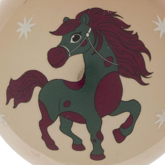 Украшение новогоднее &quot;Шар с лошадкой&quot;, L7 W7 H9 см