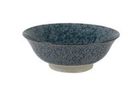 Old fashion petrol blue bowl 20cm