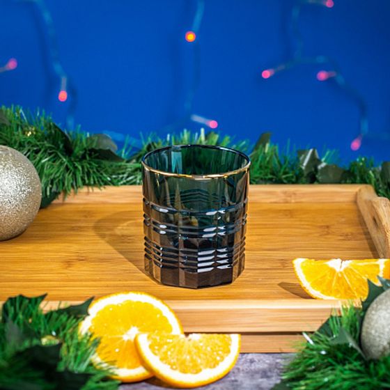 Стакан низкий ДАЛЛАС ЛОНДОН ТОПАЗ ГОЛД 2шт 300мл