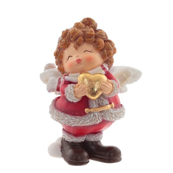 Фигурка декоративная &quot;Ангелочек&quot;, L7,5 W6,5 H9,5 см, 4в.