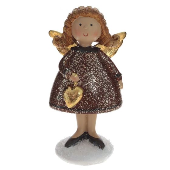 Фигурка декоративная &quot;Ангел&quot;, L5,5 W4 H10 см, 2в.