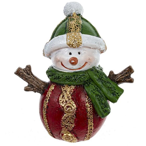 Фигурка декоративная &quot;Снеговик&quot;, L8 W4 H8,5 см, 2в.