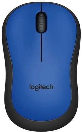 Мышь Logitech M221 синий оптическая беспров. (1000dpi) (910-006111)