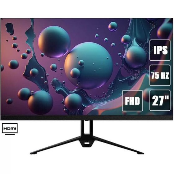 Монитор ACD W2742H, 27&quot;, IPS, 1920×1080, 75Гц, 7 мс, D-Sub, HDMI, чёрный